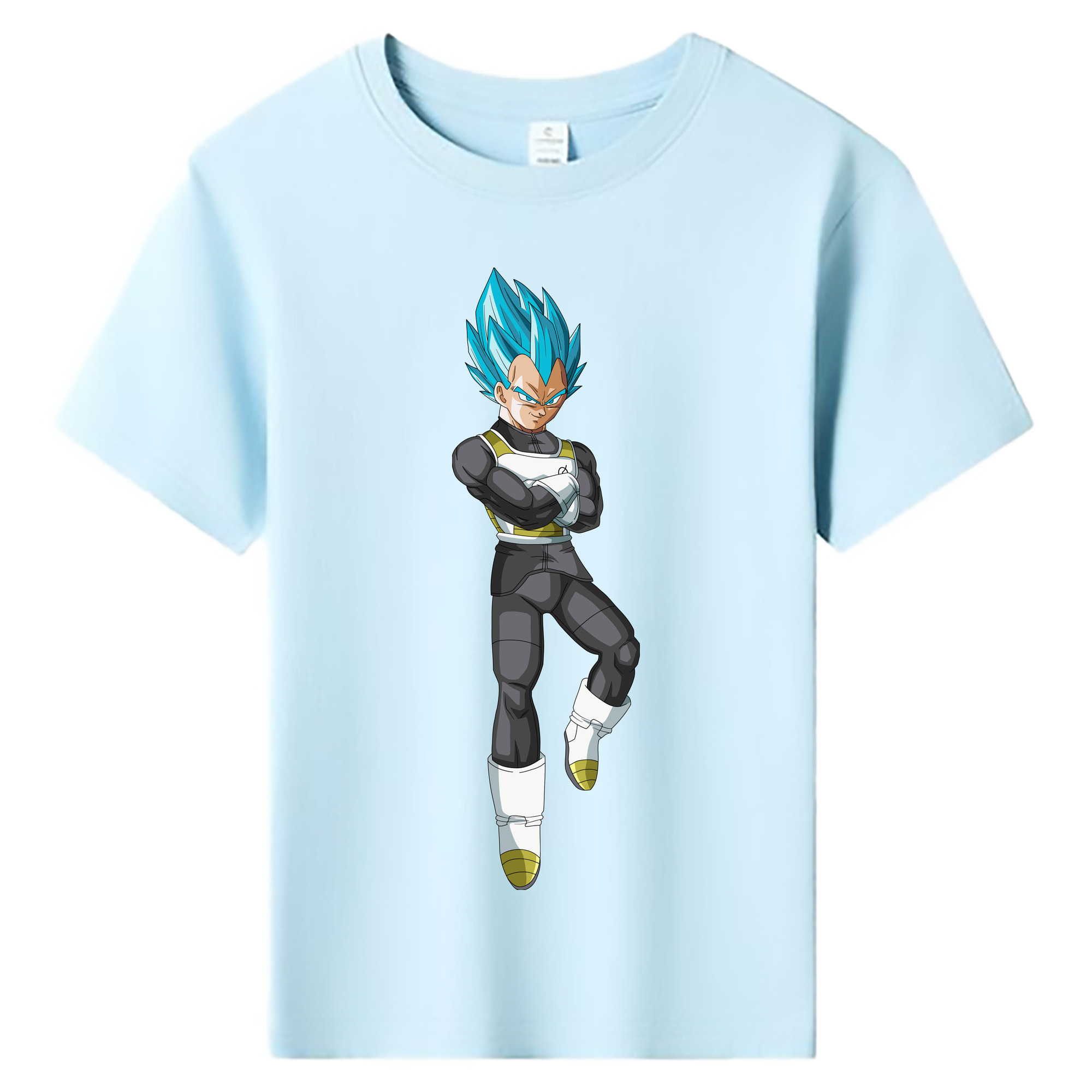 （画像用） ドラゴンボール ベジータ四世（Bejīta Yonsei）DRAGON BALL Vegeta IV 綿100％キッズTシャツ（フロントプリント）
